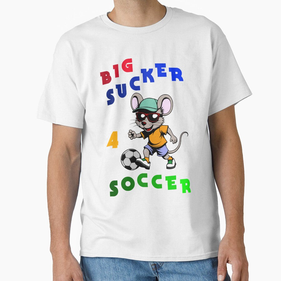 Big Sucker 4 Soccer Text Art by Museum Of Non-Existing Art