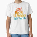 Read Books Lift Weights Fight Fascists Typography by SiarheiYur