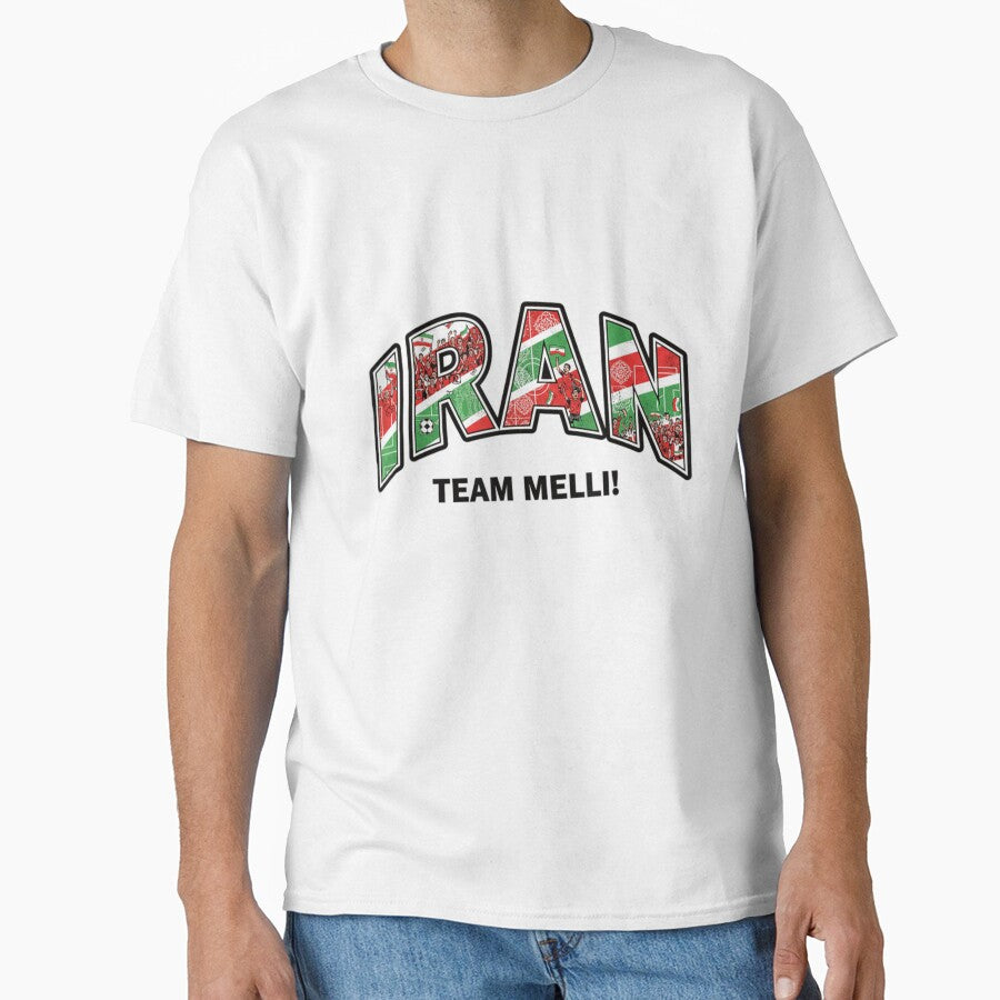 Iran Football Team Melli National Soccer Fan Supporters Graphic Distressed Design by MassonCalepon