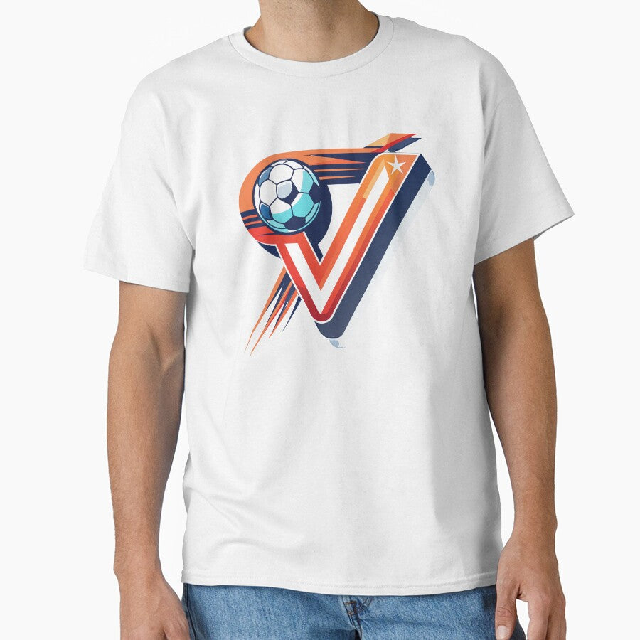 Volley Strike Football Monogram V Victory Style by xmoudx