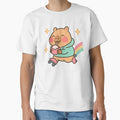 Kawaii Capybara, Kawaii Capybara Roller Skating by graphic-genie