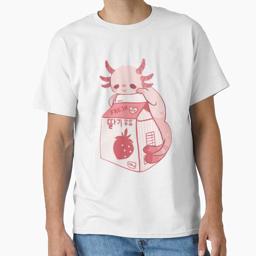 Cute Snaxolotl Kawaii Axolotl - Kawaii Cottagecore Aesthetic by starnish