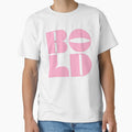 Bold Pink Typography Minimalist Design by baselVuitton