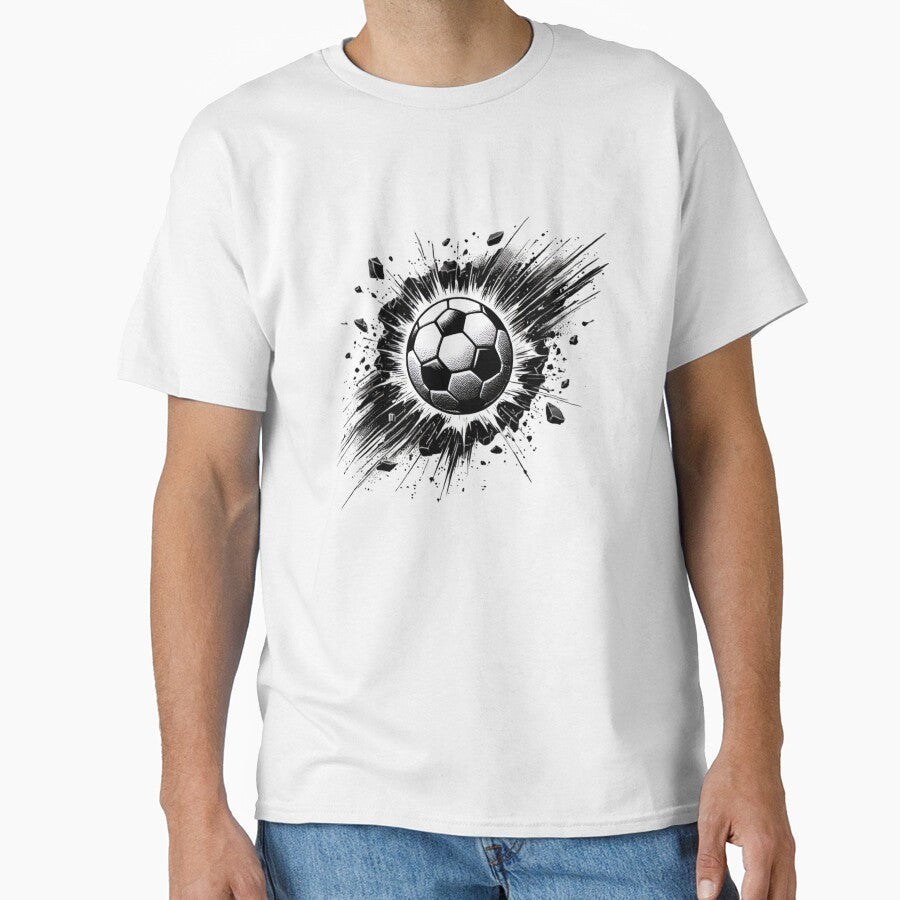 Modern Trendy I love soccer ball,Soccer Ball Breaking Wall Players Soccer Team by SOUFIANE1991