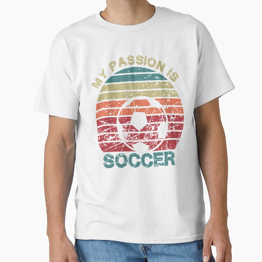 My Passion is Soccer - retro distressed by Rooks-Artworks