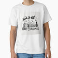 004 Merry Christmas in Black And White by Alexis Art Collection