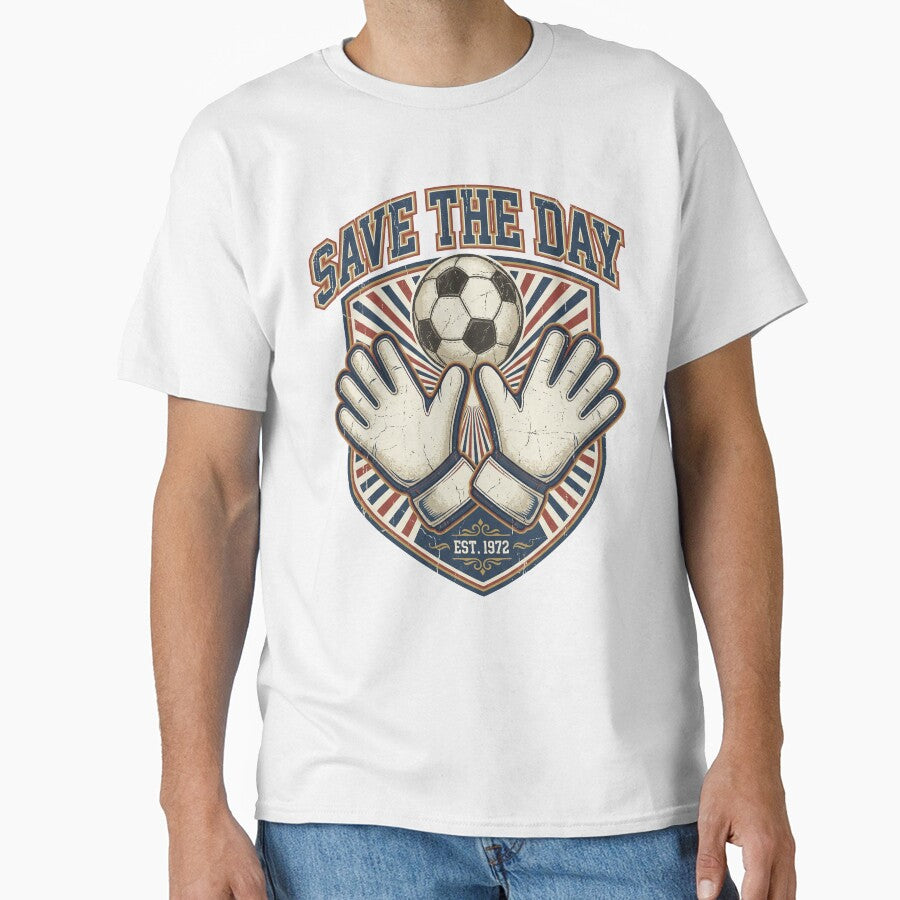 Save The Day - Vintage Goalkeeper Crest by DigitalGlade