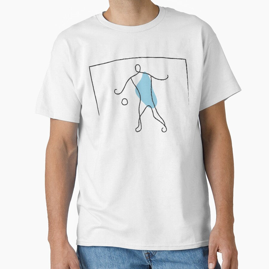 Football Player Minimalist Illustration by missbobbit