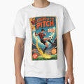 Comic book cover poster soccer player by JonelleTshirts