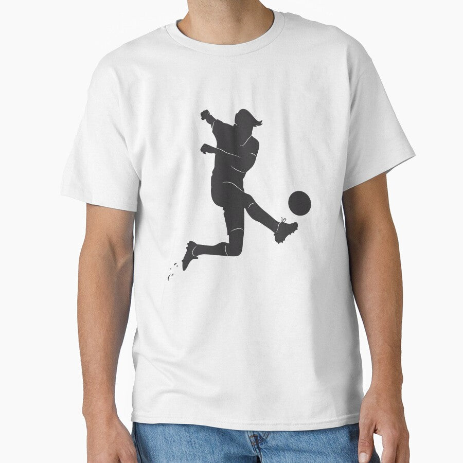 Soccer Player Silhouette Kick by edimoraes
