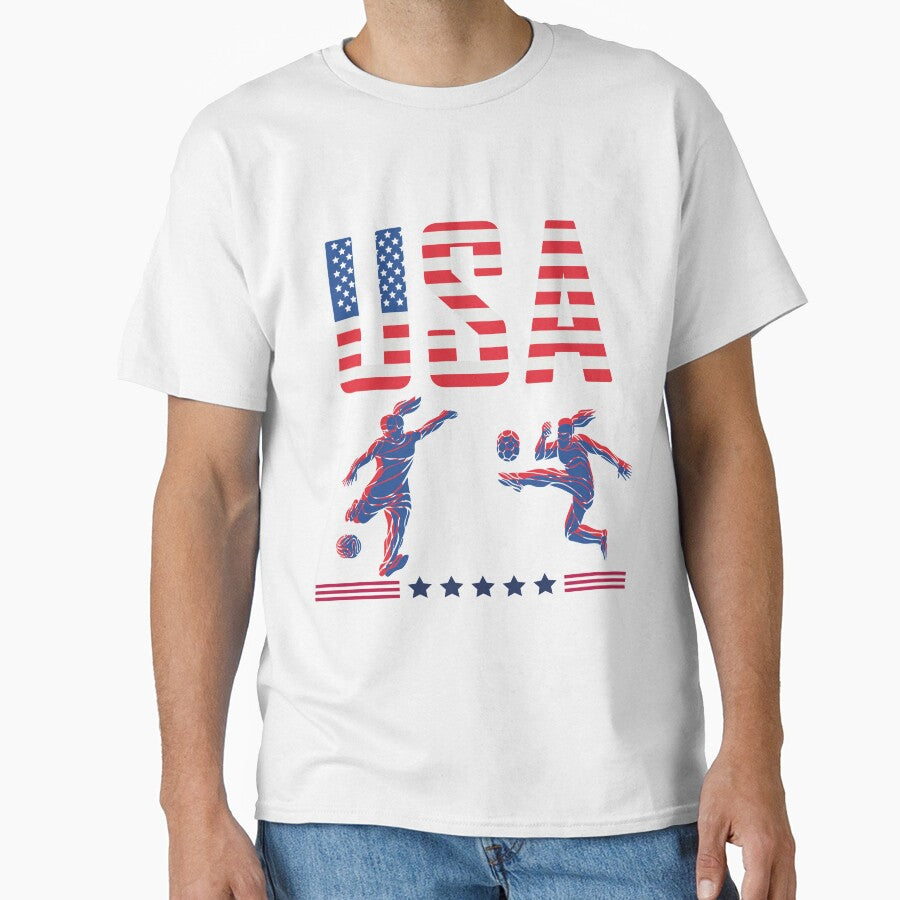 Awesome Football Usa Soccer Football Fans Women by med-sp-shop5