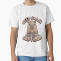 Keep Calm and Hug Capybara by HappyStencil