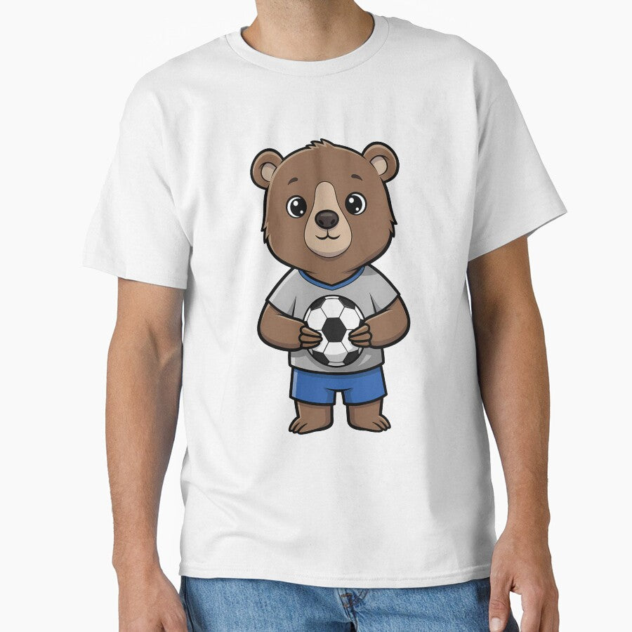 Cute Soccer Bear Football Player by k3rstman1
