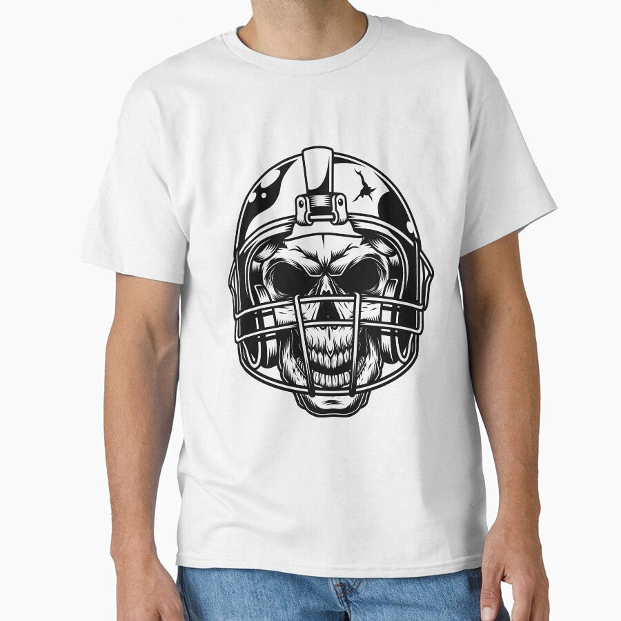 American Football Helmet Skull by eDigi-Arts