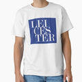 Leicester UK City Typography Minimalist Patriotic Travel Souvenir by kakarikihill