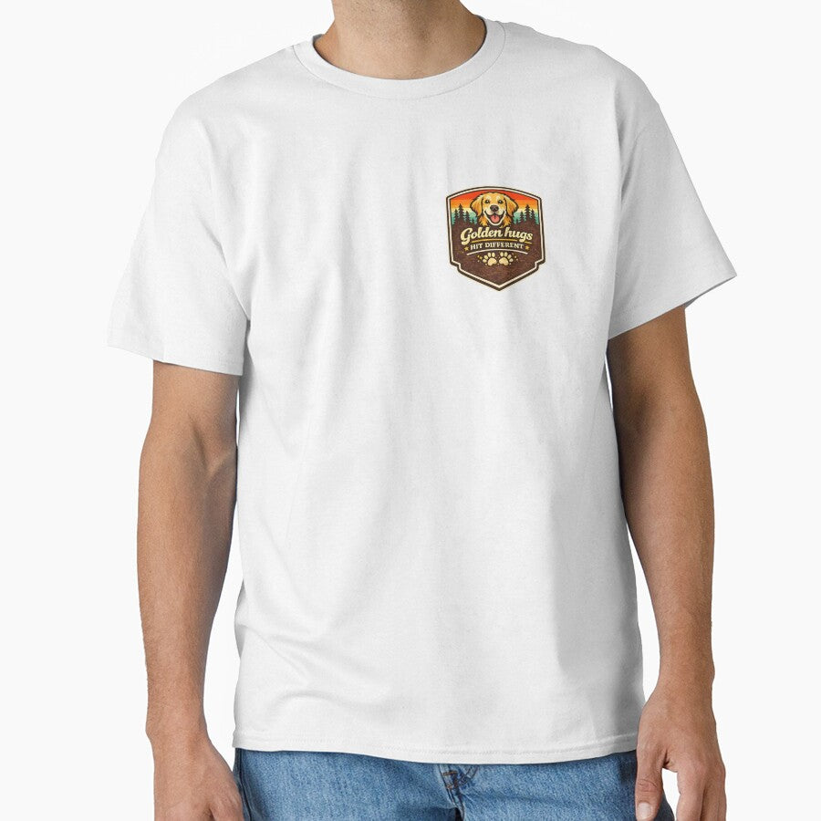 Golden Hugs Hit Different Golden Retriever Gift by WildVista