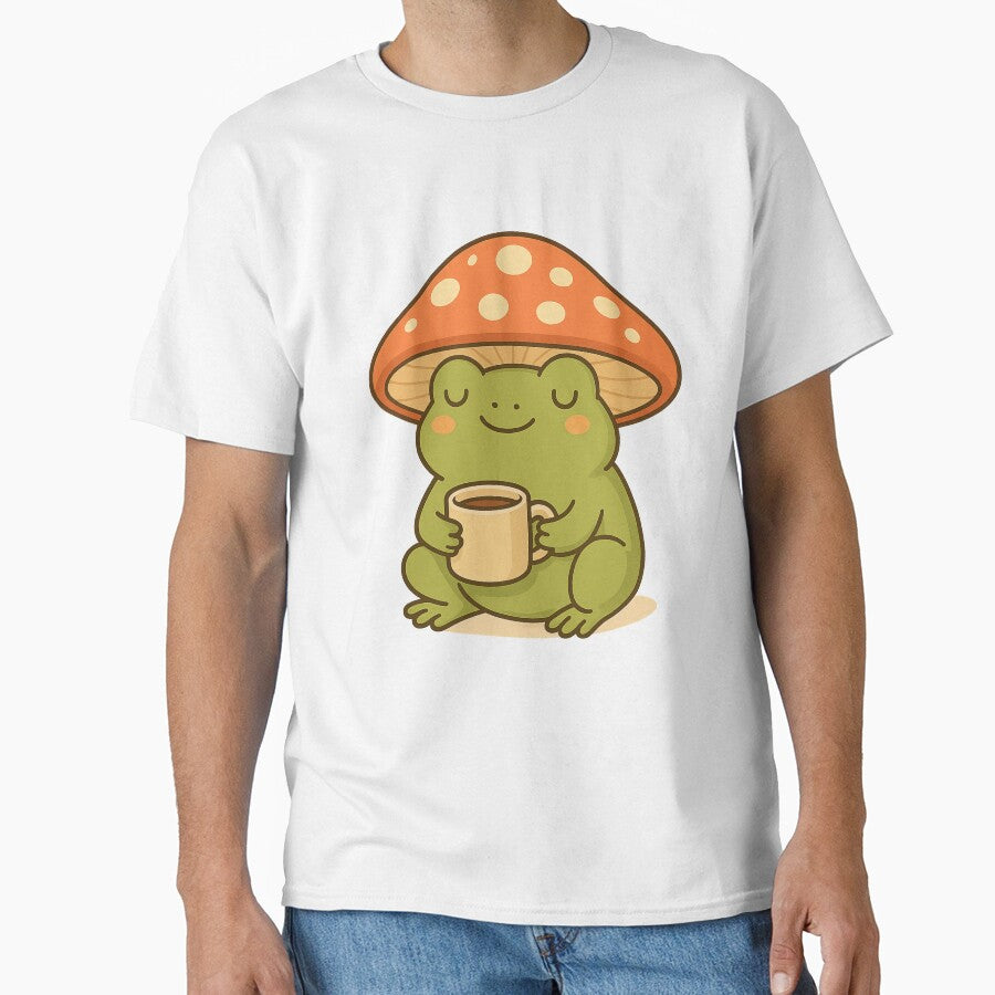 Cute Frog Sticker – Kawaii Cottagecore Frog Aesthetic Design by RouniBoutique