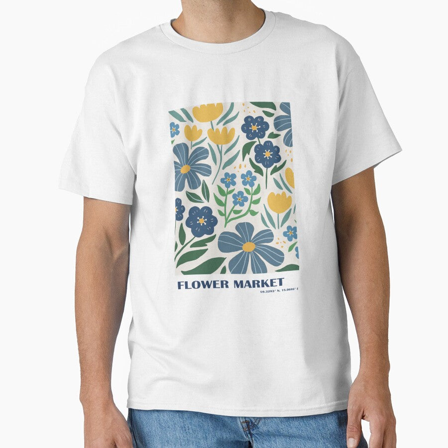 Flower market art print by Sophieeeeehu