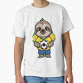 Brazil Sloth Football Fan Soccer Animal by k3rstman1