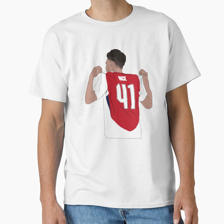 Declan Rice FK Goal Celebration Jersey Minimalist by Hevding