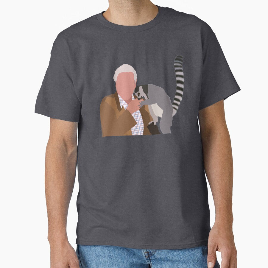 Sir David Attenborough and Lemur by lollypoplaws