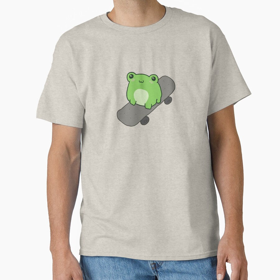 Cute Skateboarding Frog: Kawaii Cottagecore Aesthetic, Perfect Gift for Sports Fans, Kids and Teens by MinistryOfFrogs