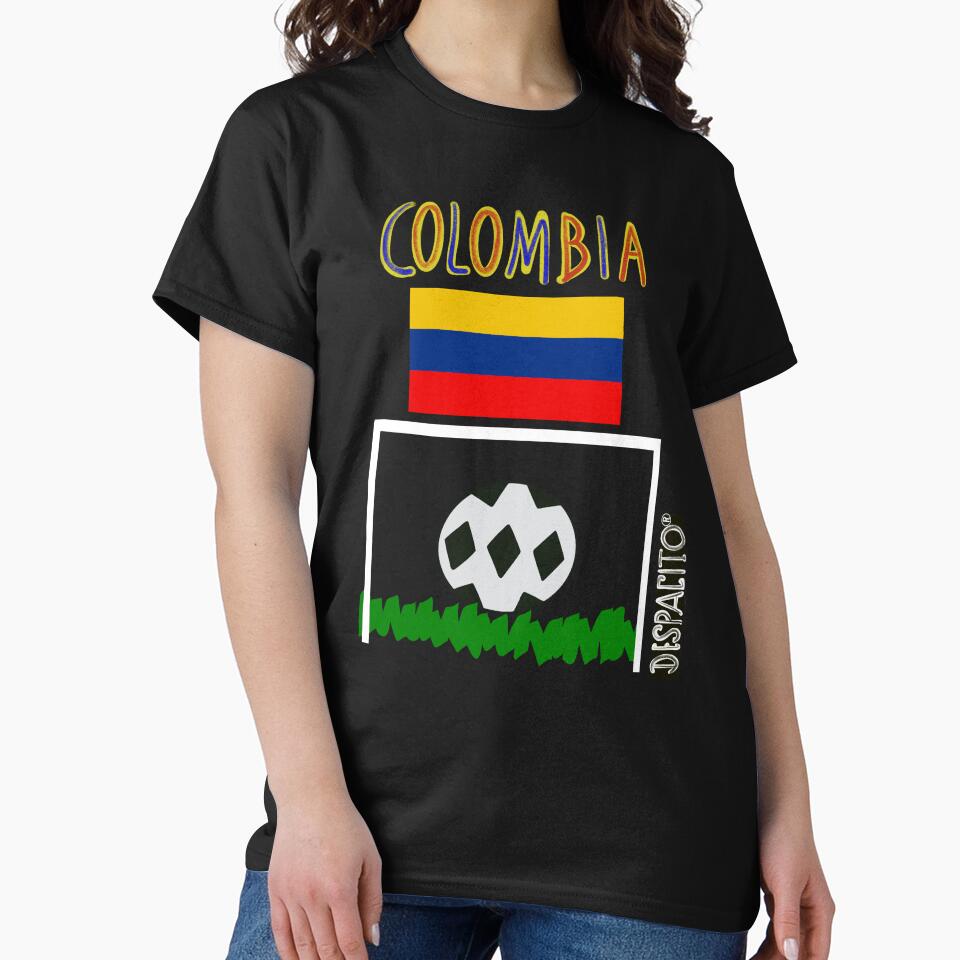 Despacito® Colombia Flag Black White Soccer Ball Futbol by DespacitoBrand