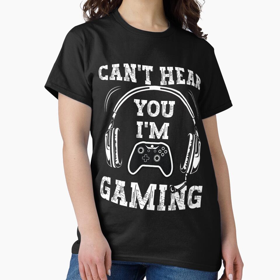 cant hear you i am gaming, funny gaming, gaming quotes by adnane4off