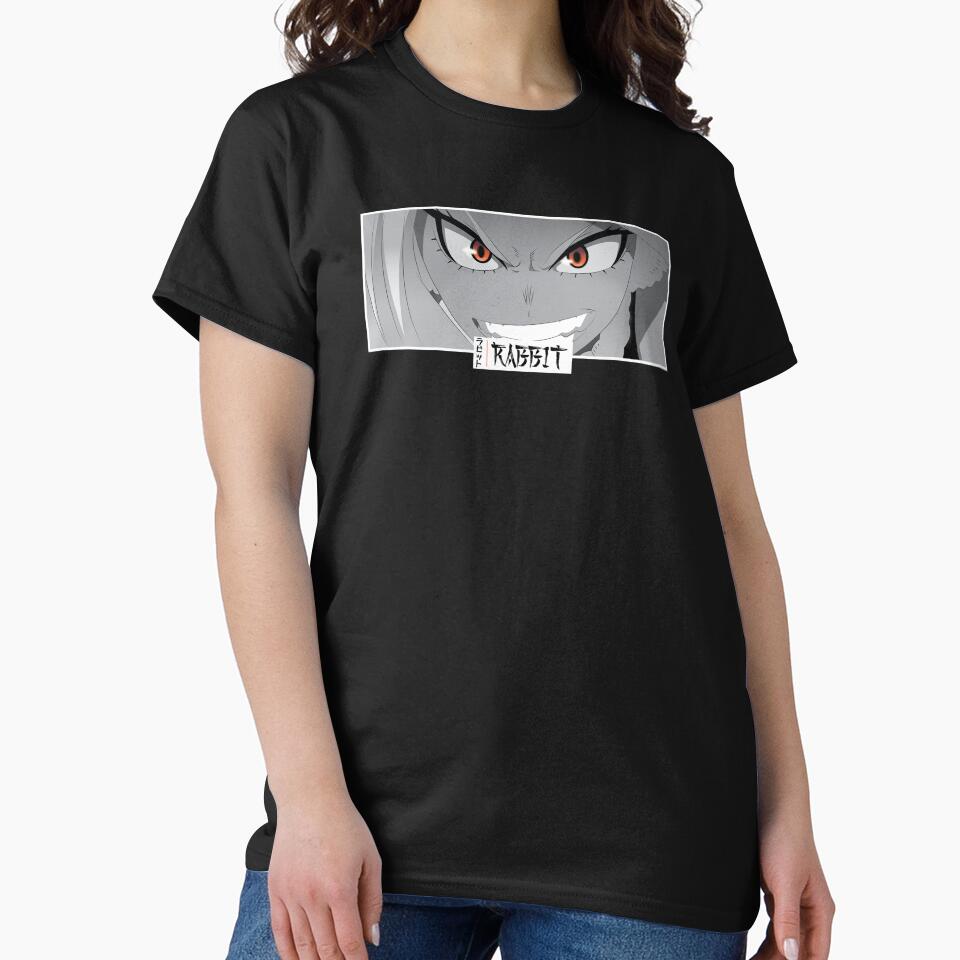 Rabbit Anime Eyes Monochrome Japanese Cozy Manga by Otakurypto