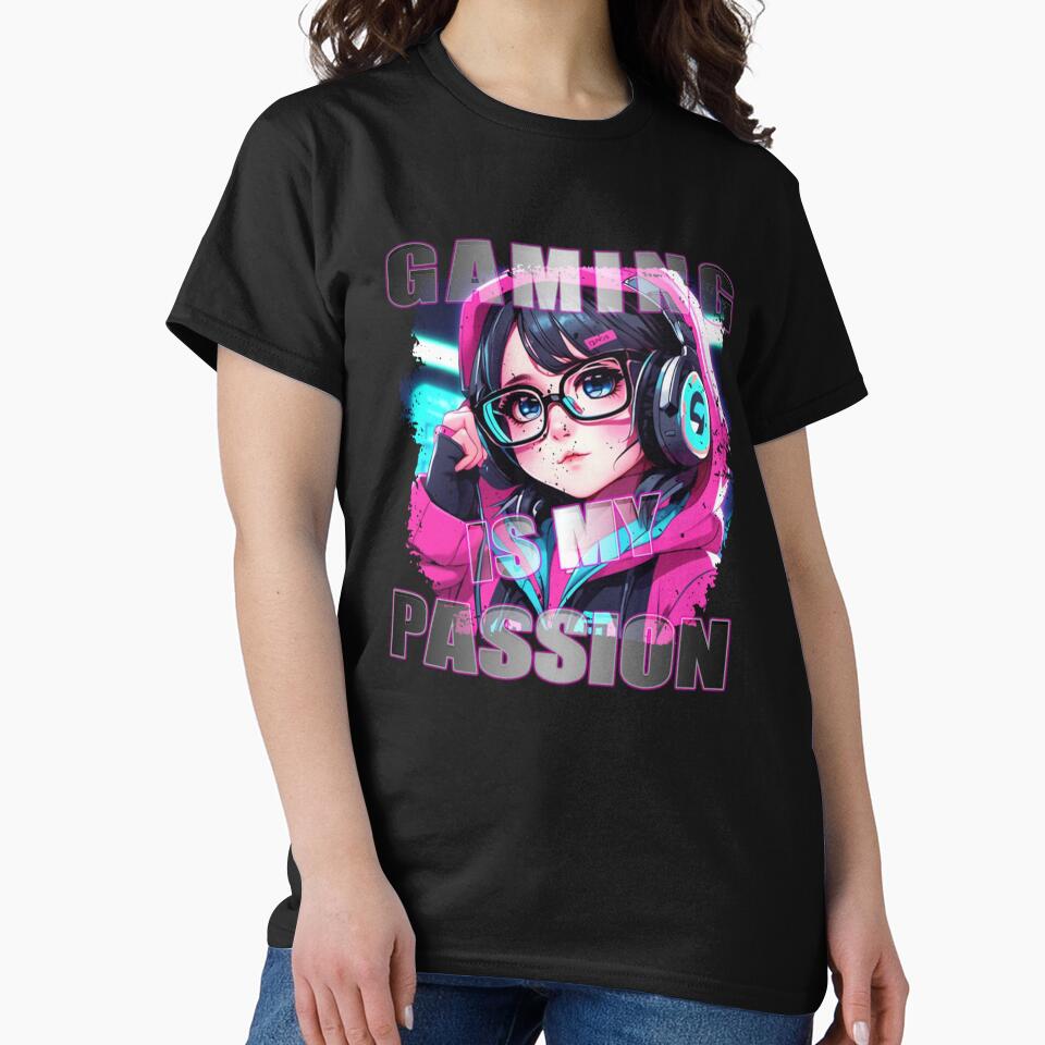 Gaming Is My Passion - Kawaii Chibi Adorable by taaddison50