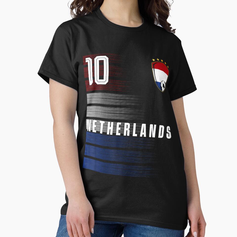 Football Soccer Netherlands Flag Dutch Pride Lovers Retro by Mdcazeem