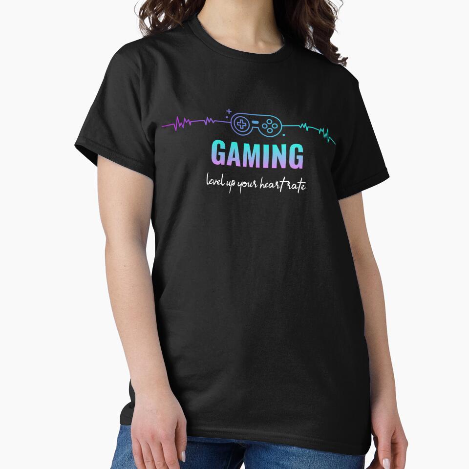 Gaming: Level Up Your Heart Rate/Gaming Gaming/Gaming Designs by TeeGraffiti