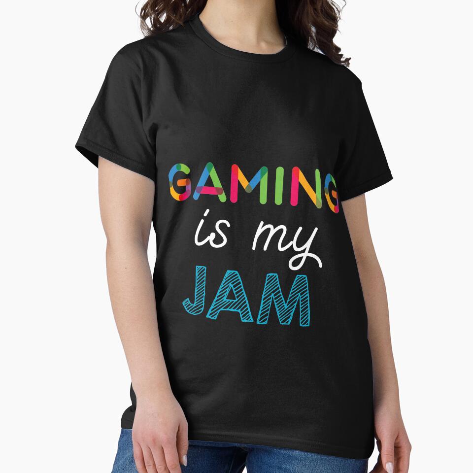 Gaming is my Jam. Funny Gaming Design by Custom365
