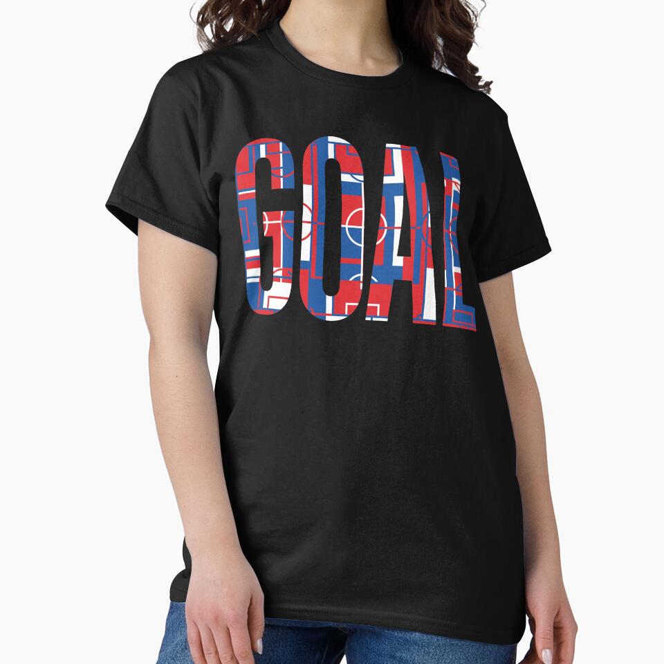 Goal Soccer Field Tactical Pattern Bold Block Typography by TeNovaStudio