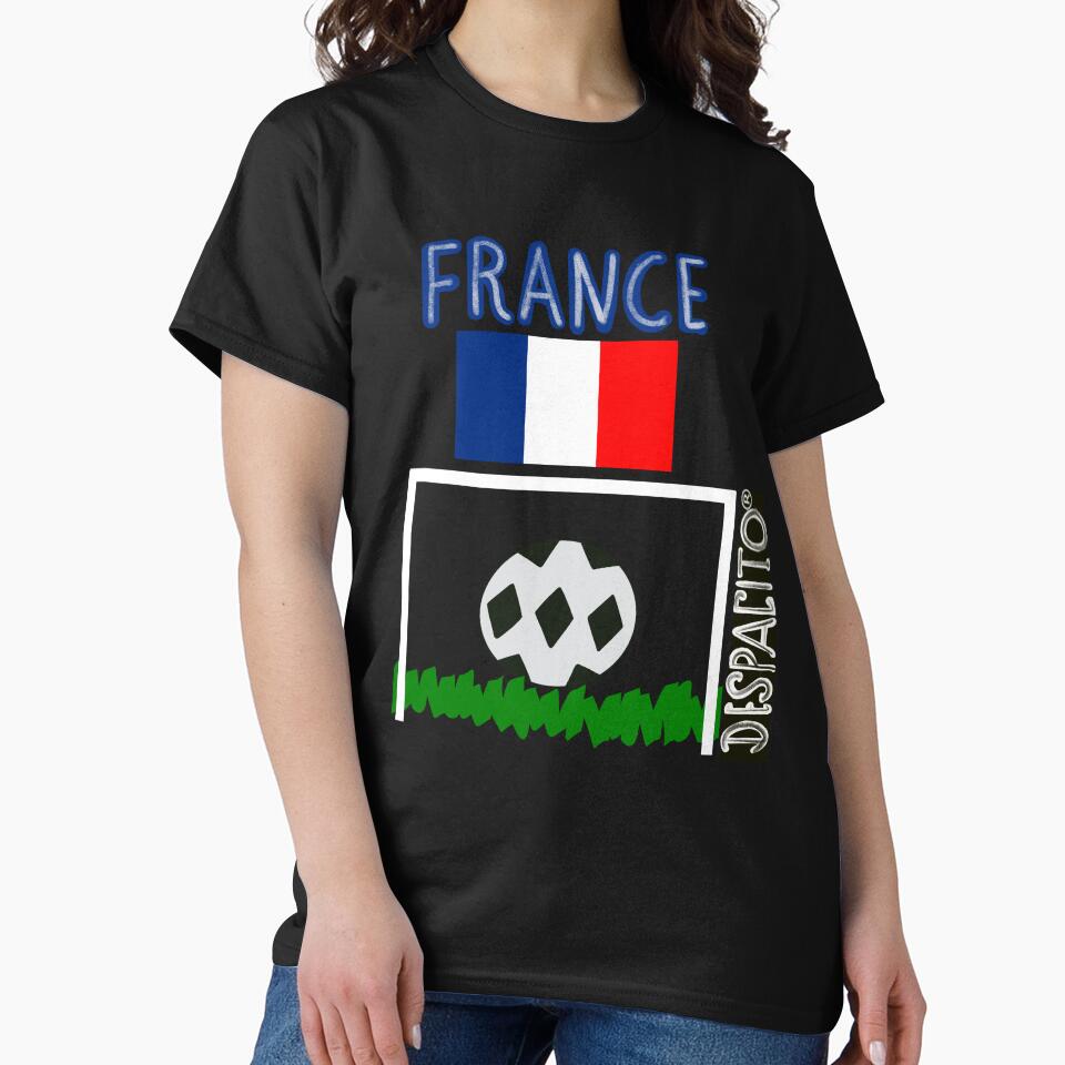 France Flag Soccer Ball Futbol Football Graphic Design by lovemedespacito