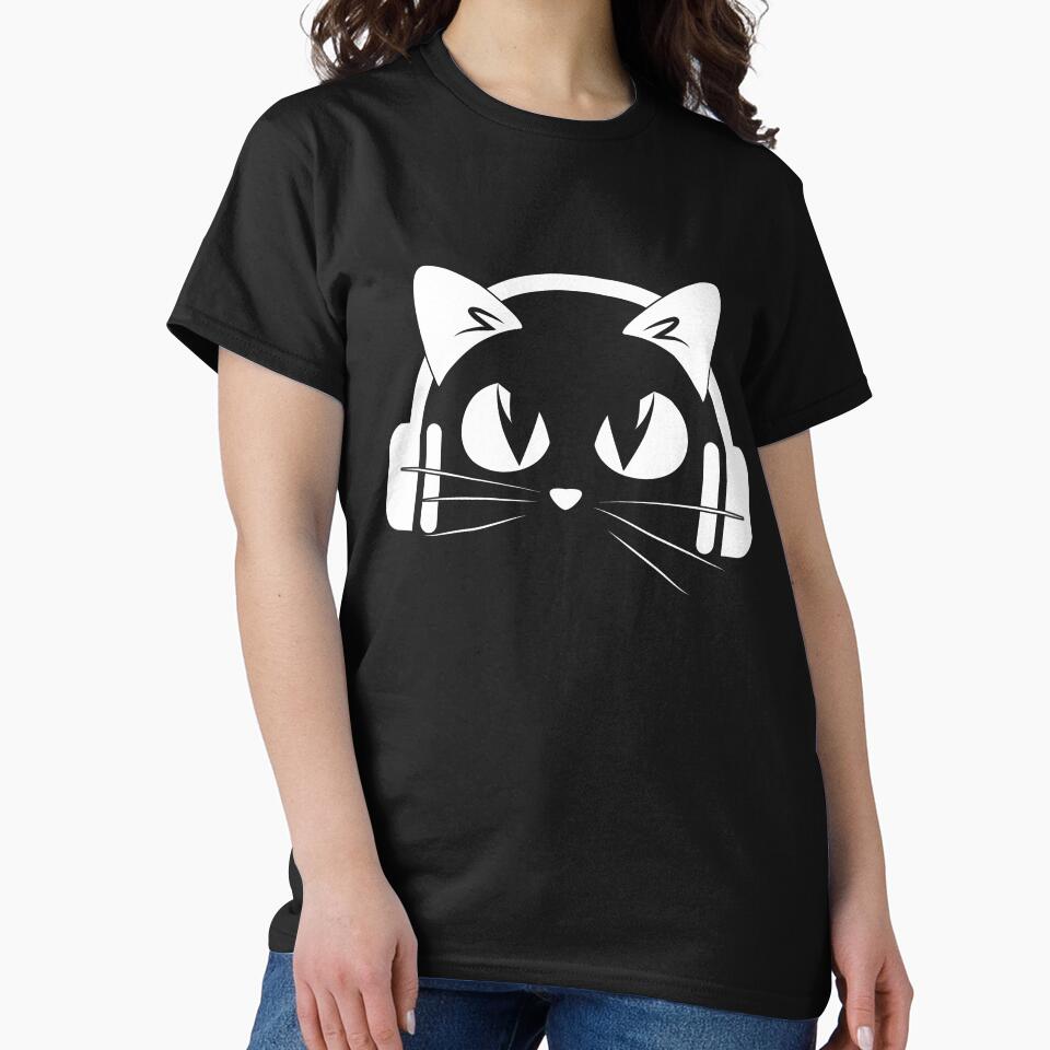 Music Lover Cat Headphones by Yernarb