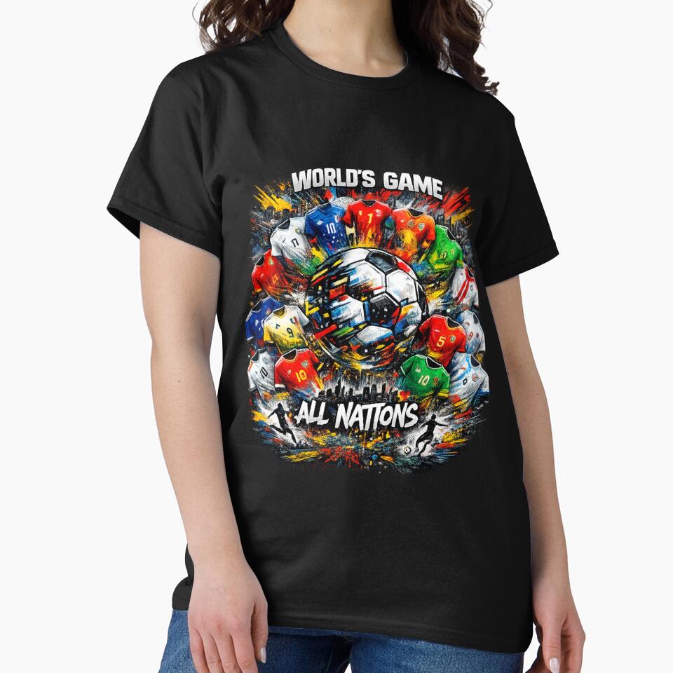 World's Game All Nations Soccer Art by Urban-InkStudio