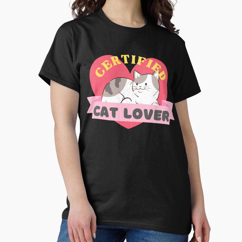 Certified Cat Lover with a Cute Cat by quinellie