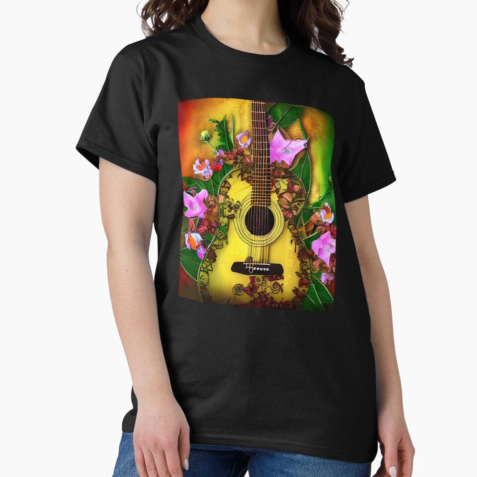 Nature Guitar with Flower by gramizzia