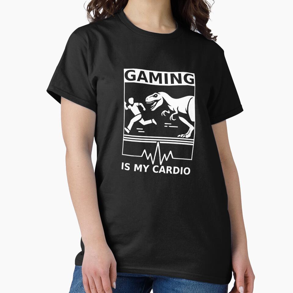 Gaming is My Cardio - Dino Escape Design by GameLoreGifts