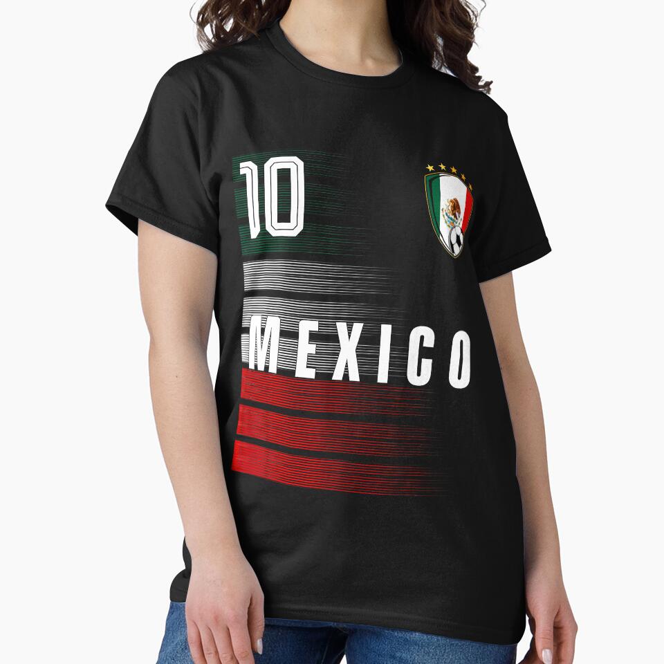 Football Soccer Mexico Flag Mexican Pride Lovers Retro by Mdcazeem