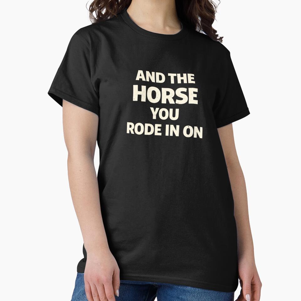 Yes That's Correct And The Horse You Rode In On – Funny Sarcastic Quote Meme by VibeOffline Studio