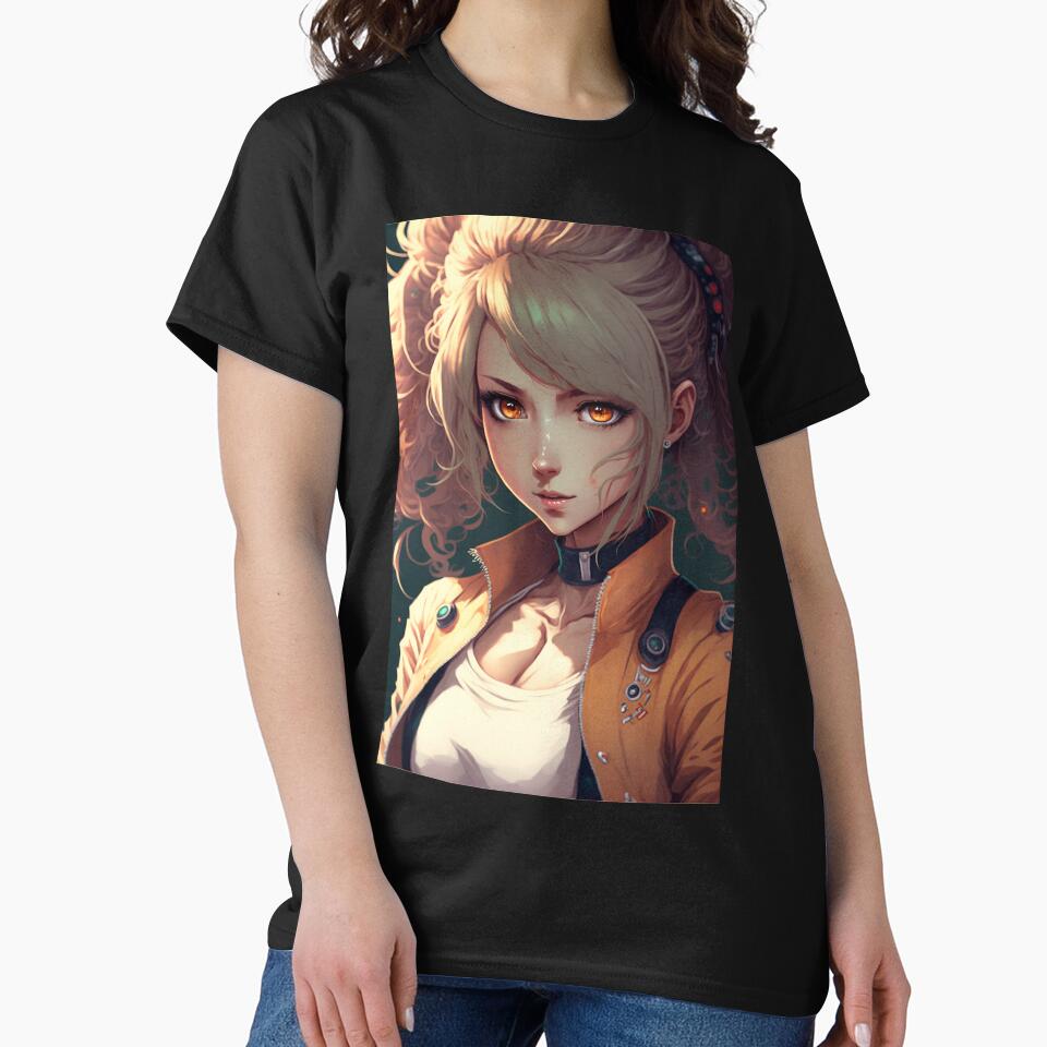 Anime Girl Cute with Blond Hair by Bubblebuk