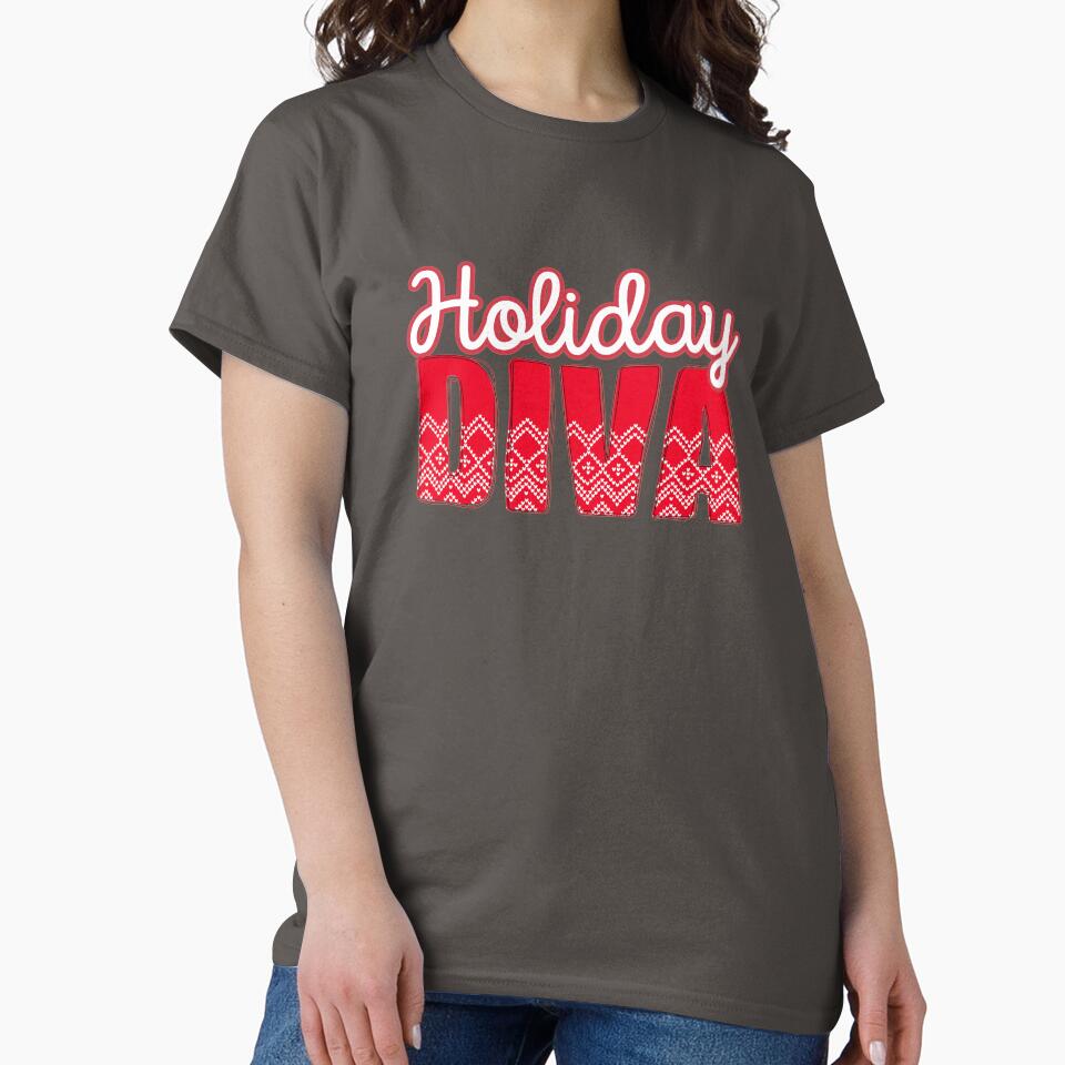 Cute Holiday Diva Holiday Humour Festive Quotes by Renata Illustrata