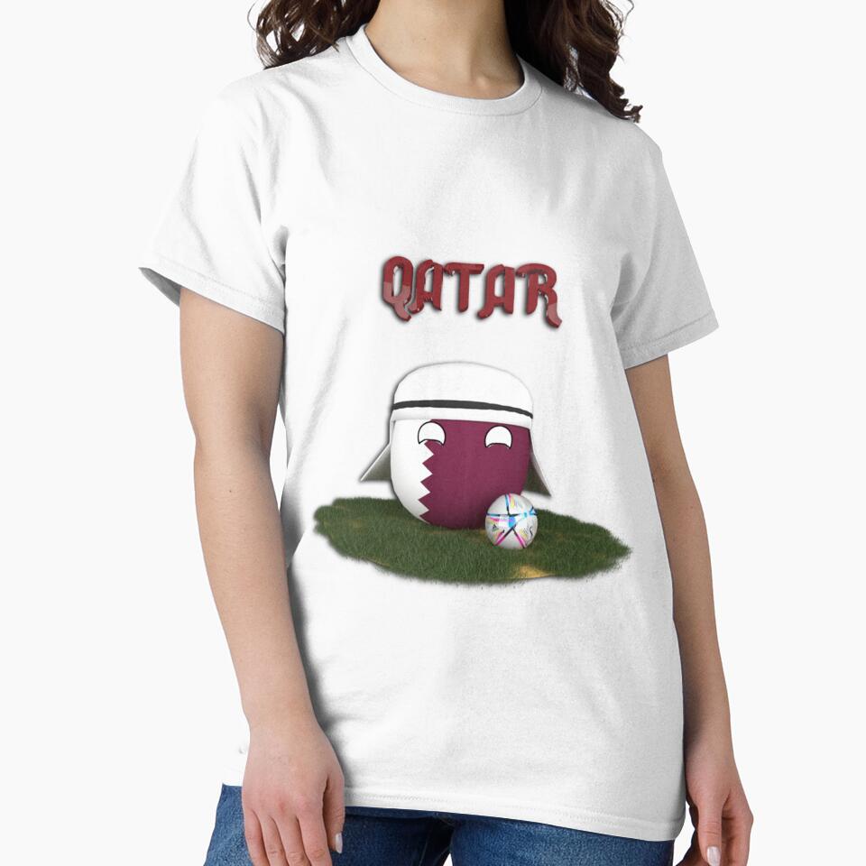 Qatar World Cup 2022 Flag by Countryballs3D