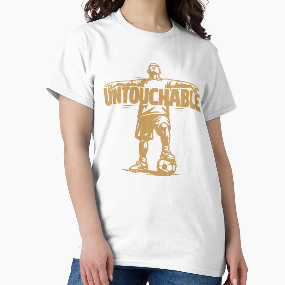 Untouchable Street Soccer Design – Minimal Football Streetwear Graphic by JonelCrafts