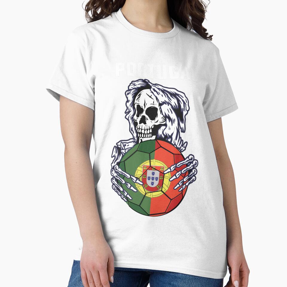 Portugal Soccer Jersey With Skull Funny Soccer Jersey by kunevatoulaq