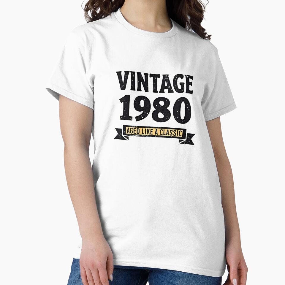Vintage 1980: Aged Like a Classic by SignumShop