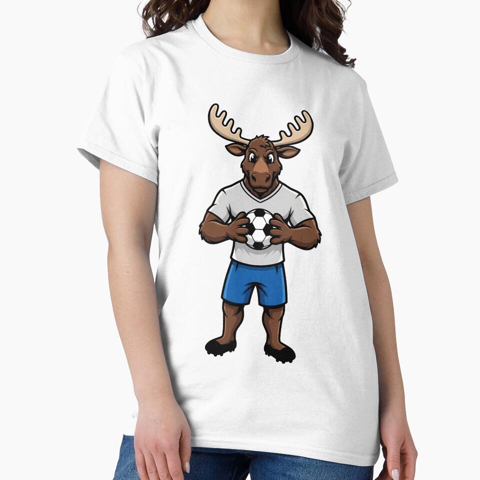 Soccer Moose Mascot Athlete by k3rstman1