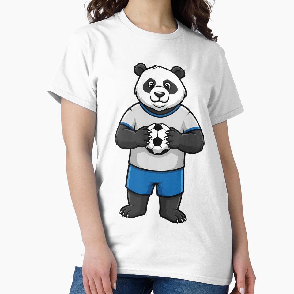 Panda Soccer Player Football Mascot by k3rstman1